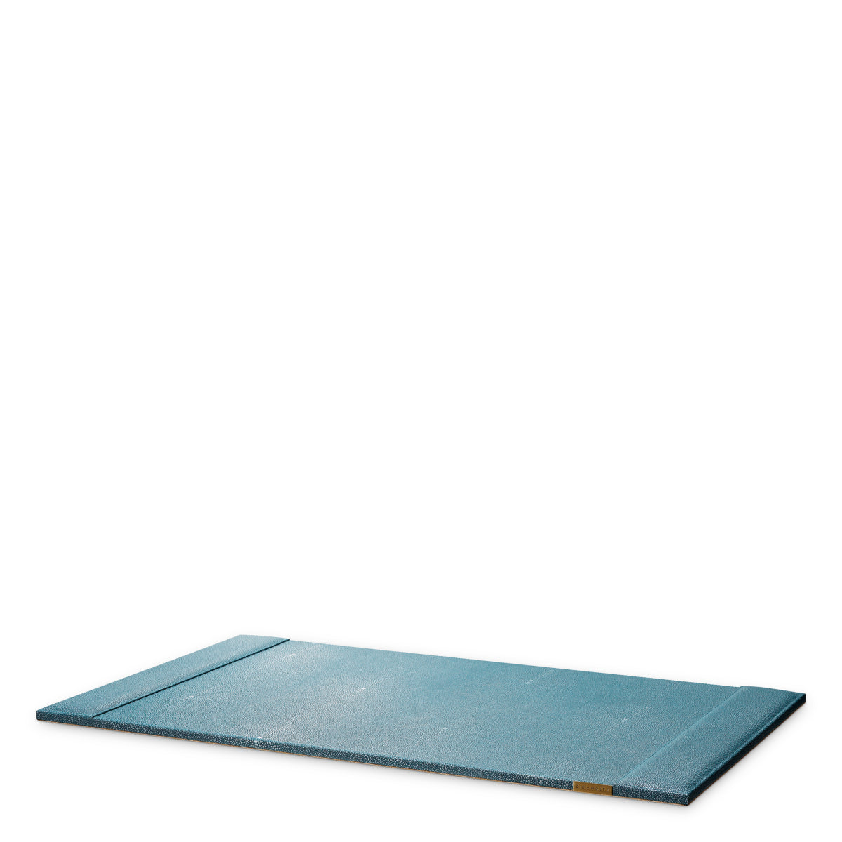 Desk Blotter Scaleo - Blue faux shagreen