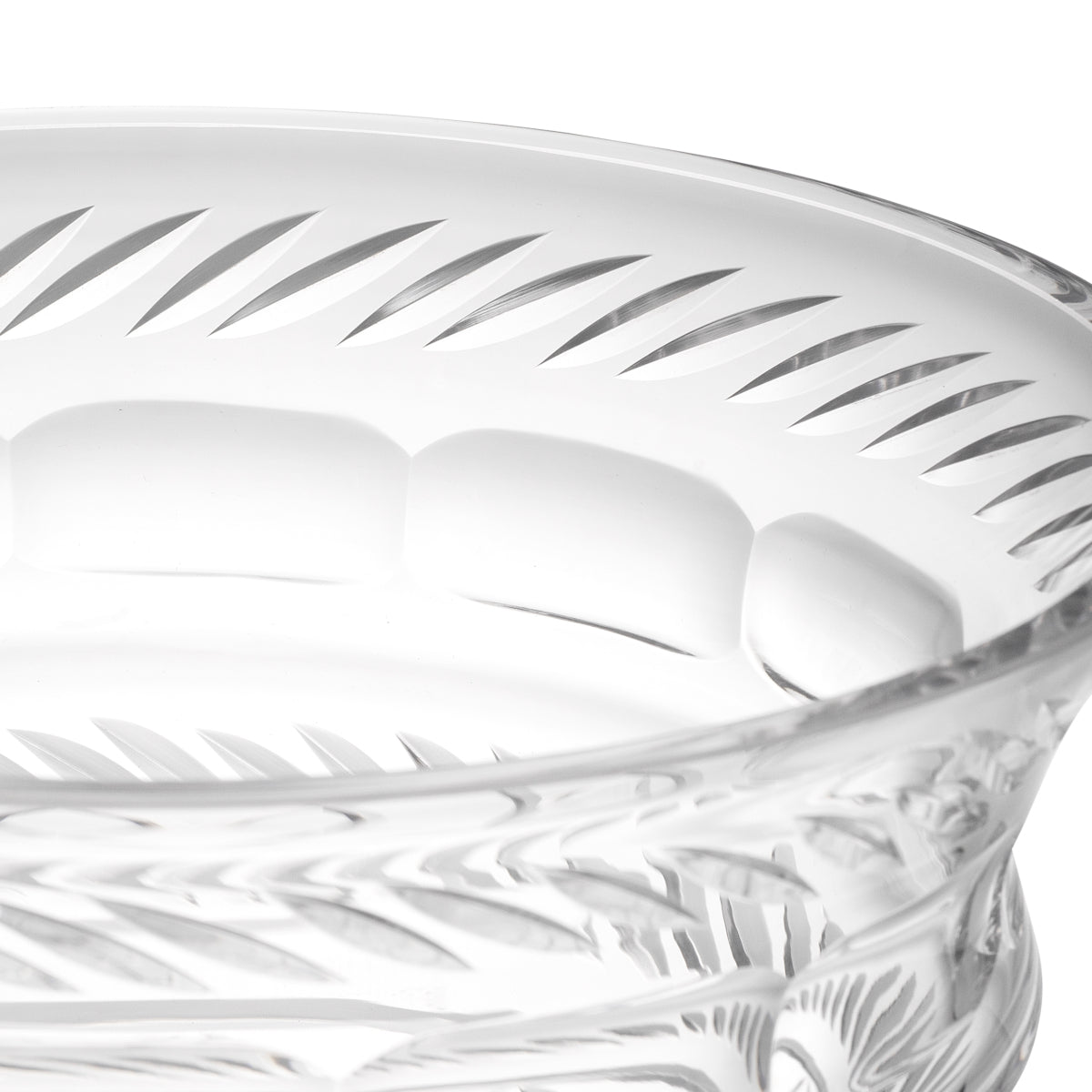 Vase Gravon - Clear glass | hand blown | hand cut