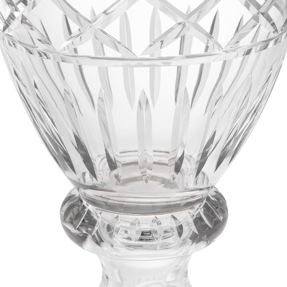 Vase Gravon - Clear glass | hand blown | hand cut