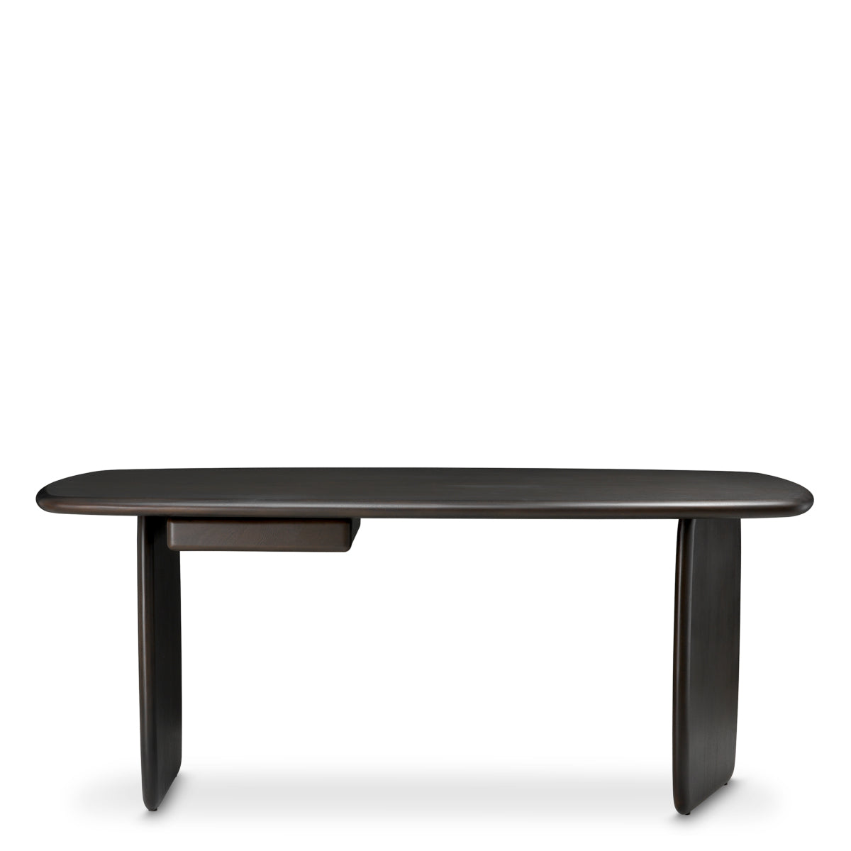 Desk Windsor - Solid mahogany wood | coffee finish