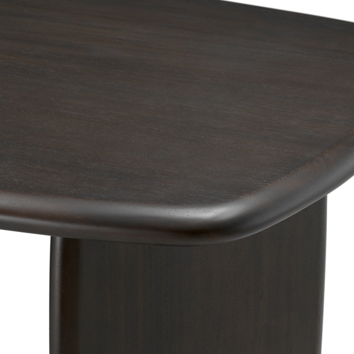 Desk Windsor - Solid mahogany wood | coffee finish