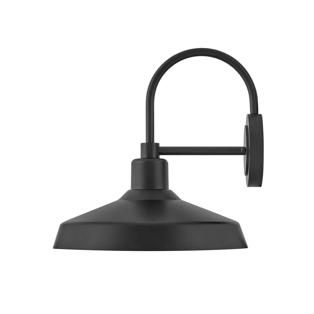 Outdoor Forge - Short Medium Wall Mount Lantern-Hinkley Lighting-HINKLEY-12070BK-Outdoor LightingBlack-1-France and Son