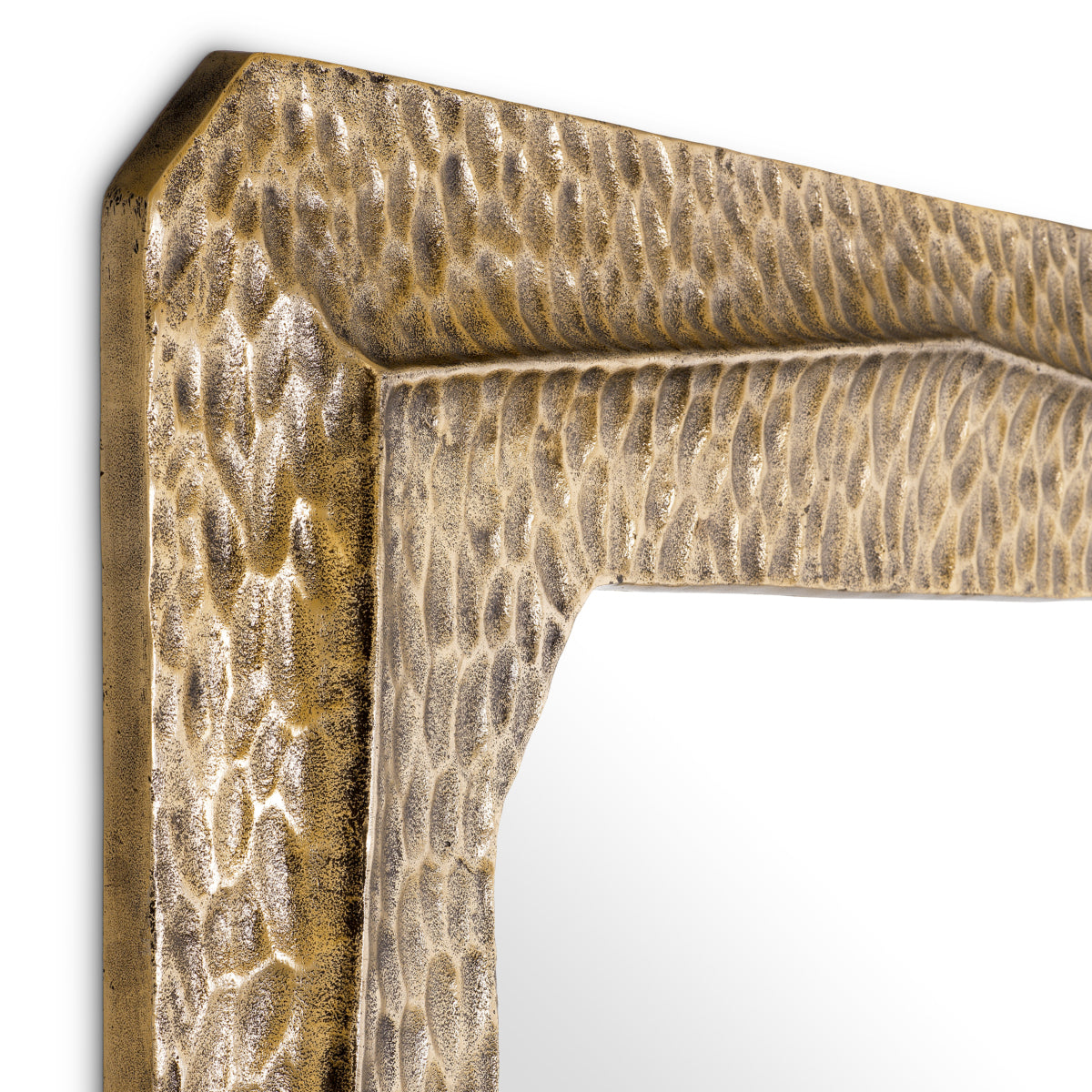 Mirror Thatcher - Vintage brass finish