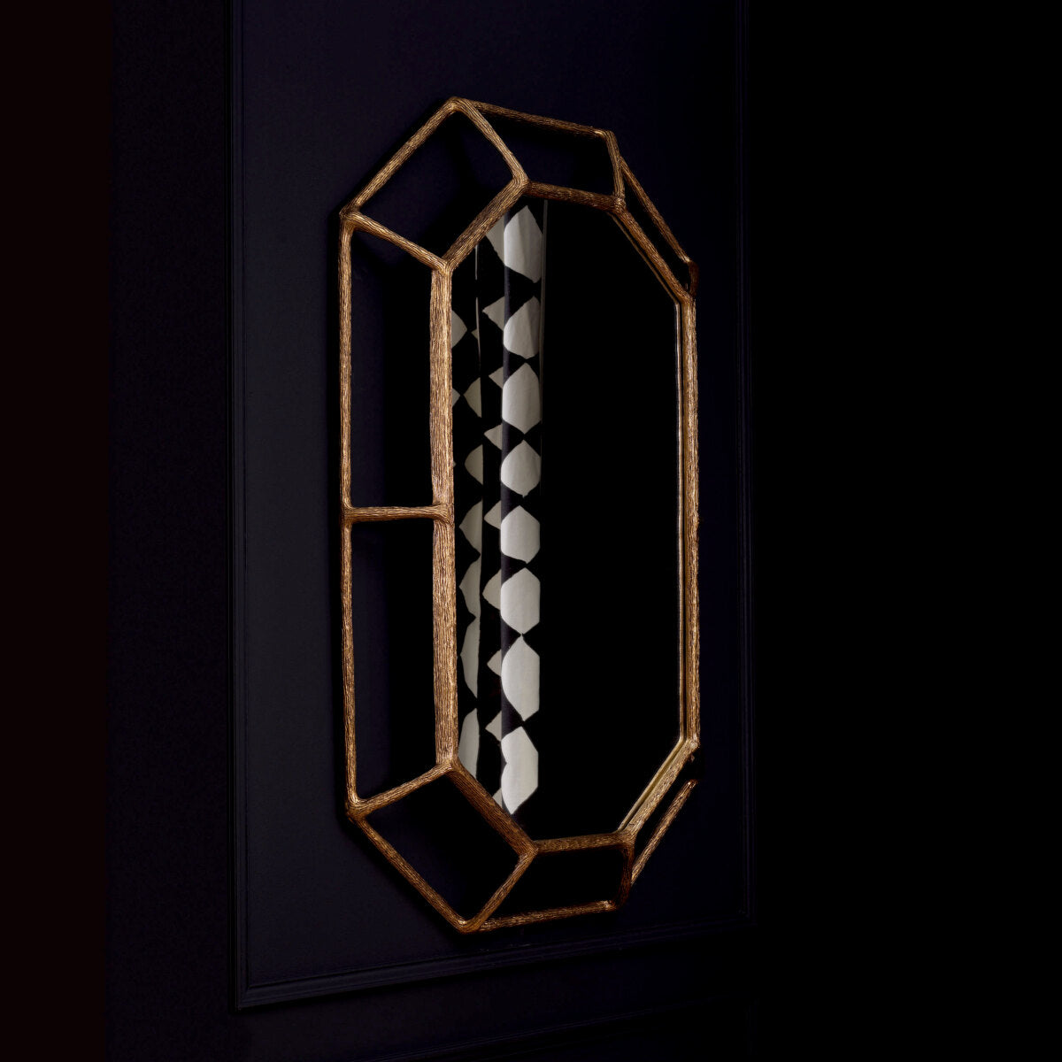 Mirror Rinaldi - Vintage brass finish