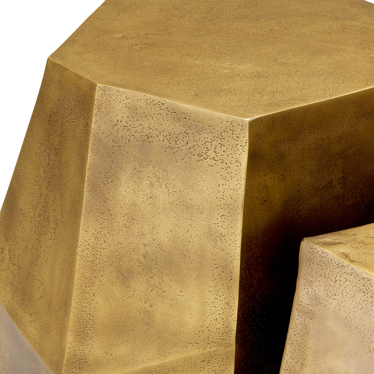 Coffee Table Urbino set of 2 - Vintage brass finish