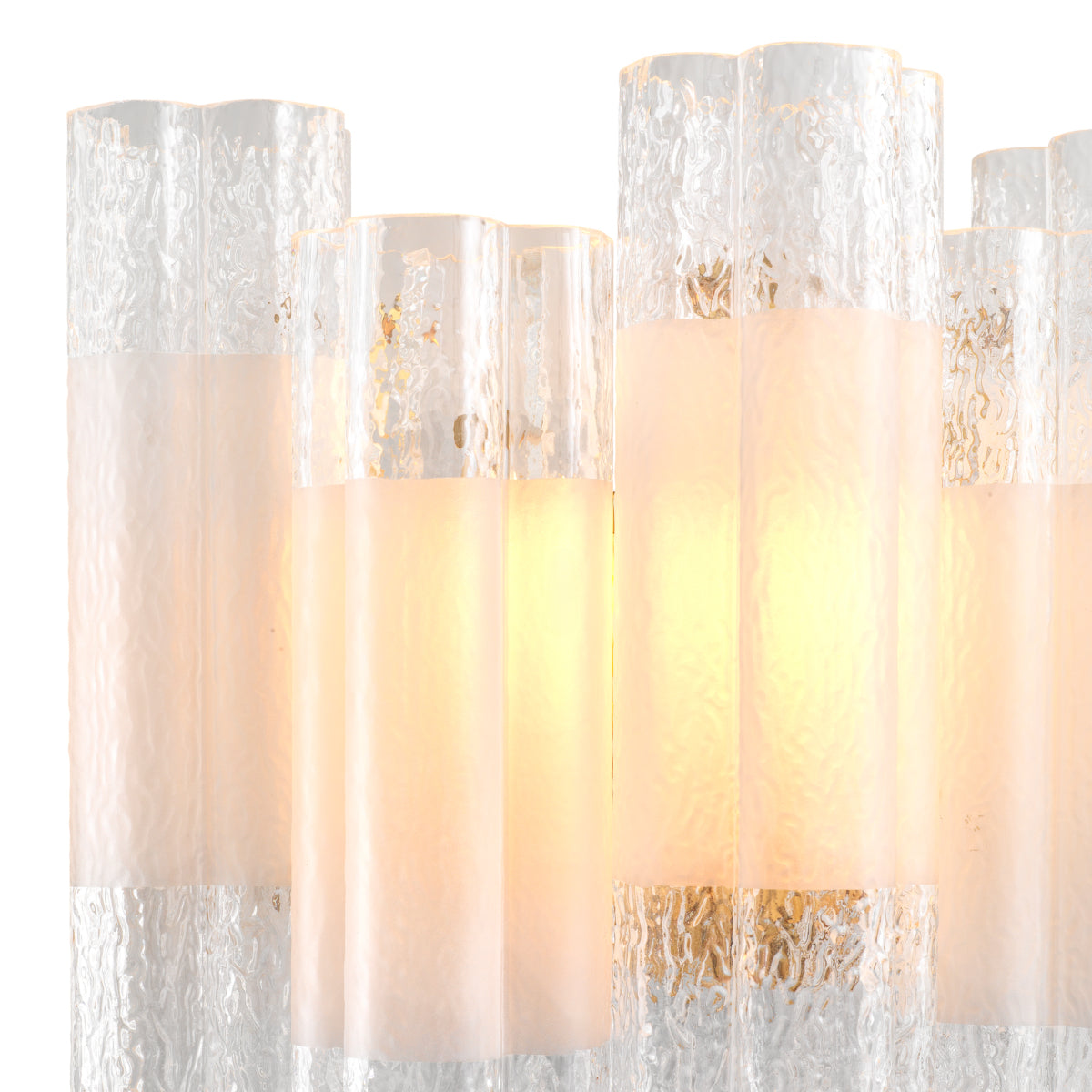 Wall Lamp Denton - Antique brass finish | frosted glass
