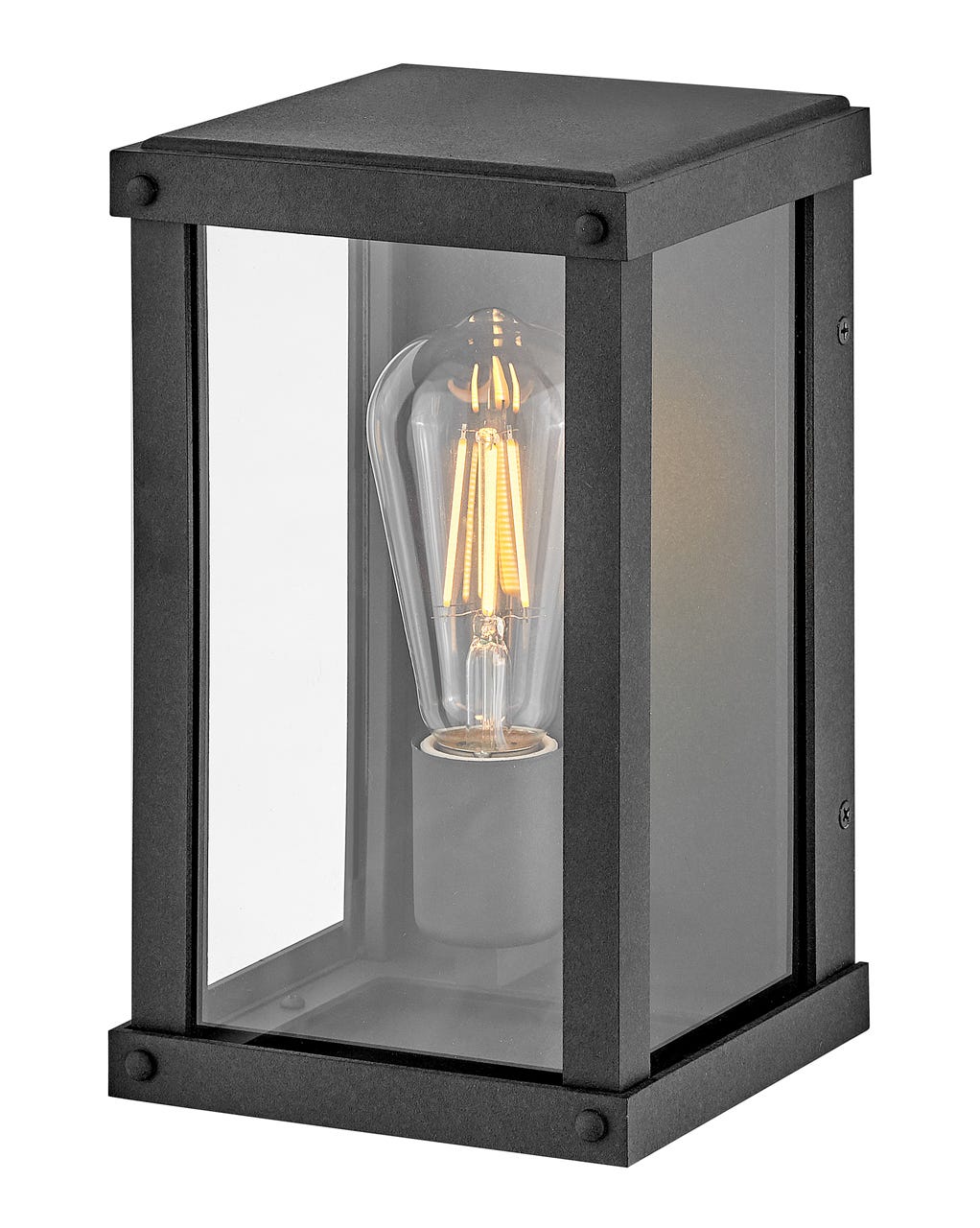 Outdoor Beckham - Extra Small Wall Mount Lantern-Hinkley Lighting-HINKLEY-12190DZ-Wall LightingAged Zinc-2-France and Son