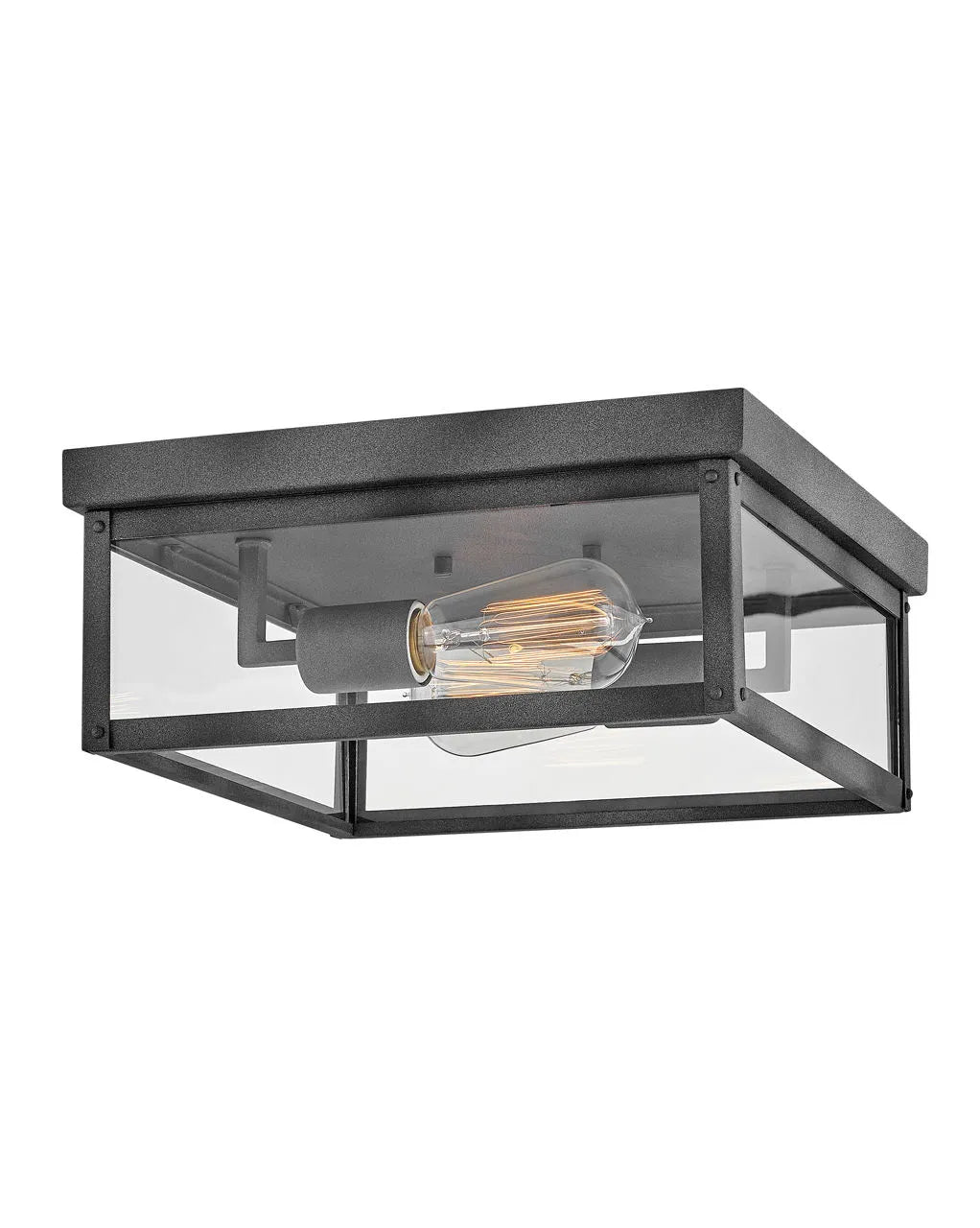 Outdoor Beckham - Medium Flush Mount-Hinkley Lighting-HINKLEY-12193DZ-Outdoor Flush MountsAged Zinc-4-France and Son