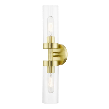 Ludlow Vanity Scone-Livex Lighting-LIVEX-16172-12-Bathroom LightingSatin Brass-2-France and Son