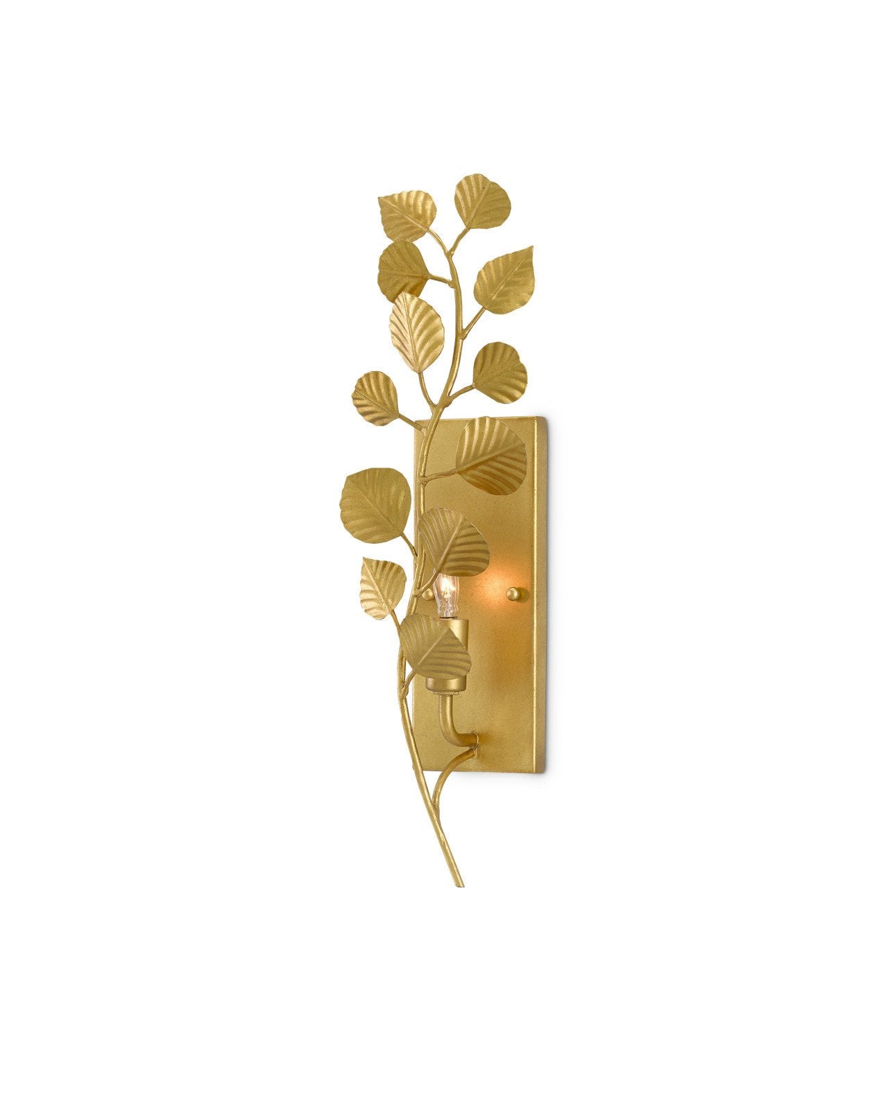 Golden Eucalyptus Wall Sconce