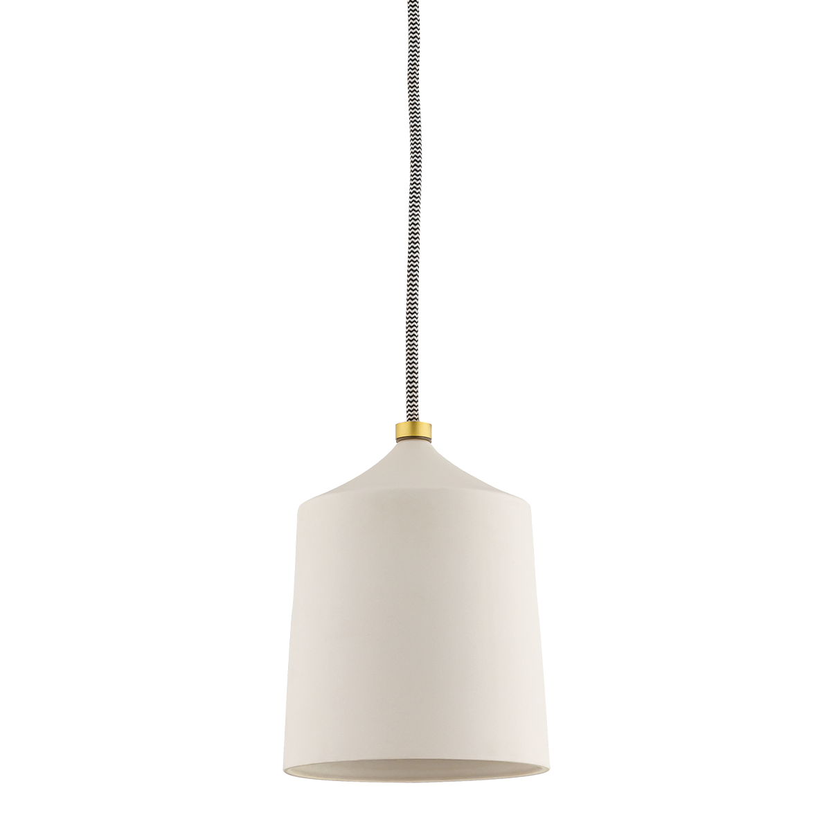 Megan 1 Light Pendant-Mitzi-HVL-H339701-AGB/MW-PendantsAged Brass/Matte White-2-France and Son