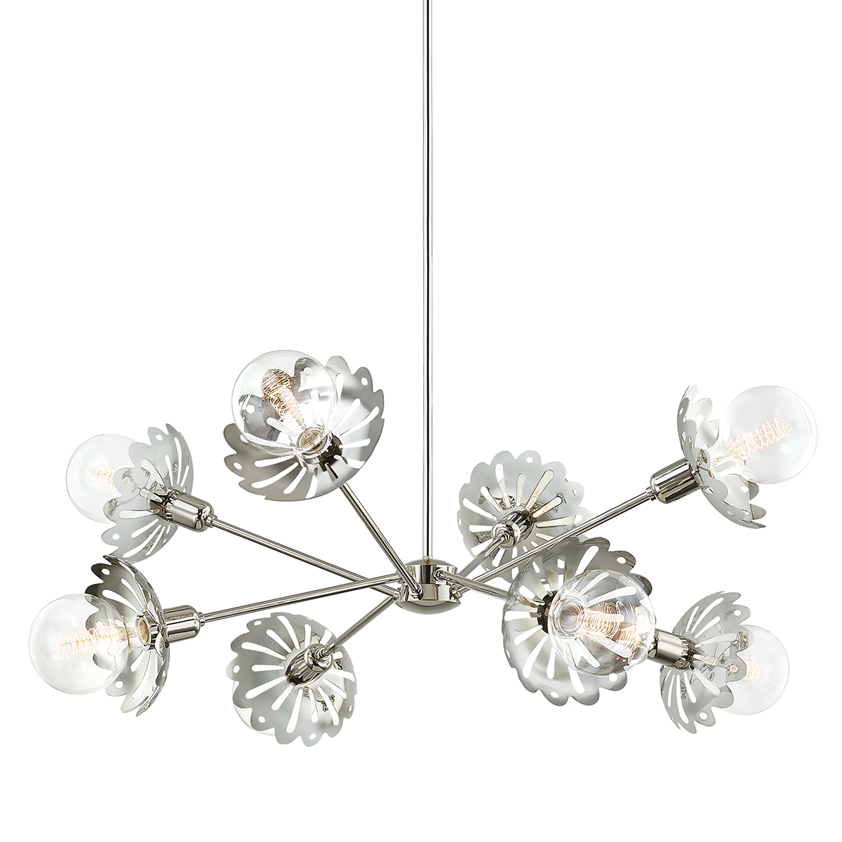 Alyssa 8 Light Chandelier-Mitzi-HVL-H353808-PN-ChandeliersPolished Nickel-3-France and Son