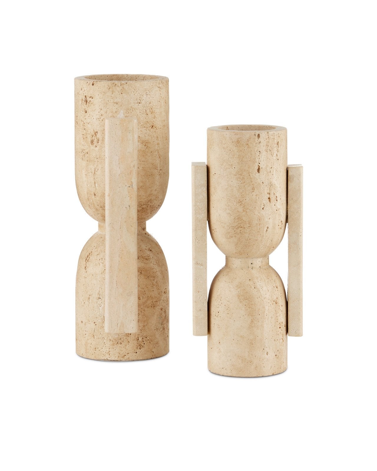 Stone Vase, Face to Face Set of 2