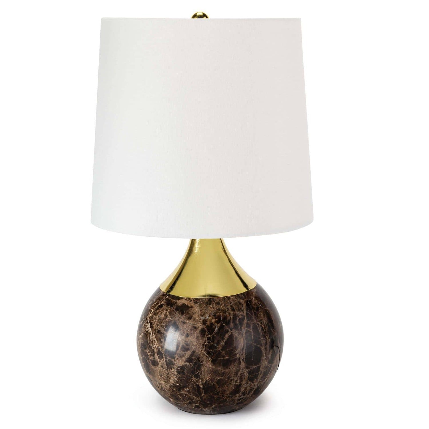 Barrett Marble Mini Lamp-Regina Andrew Design-RAD-13-1465GLD-Table Lamps-1-France and Son