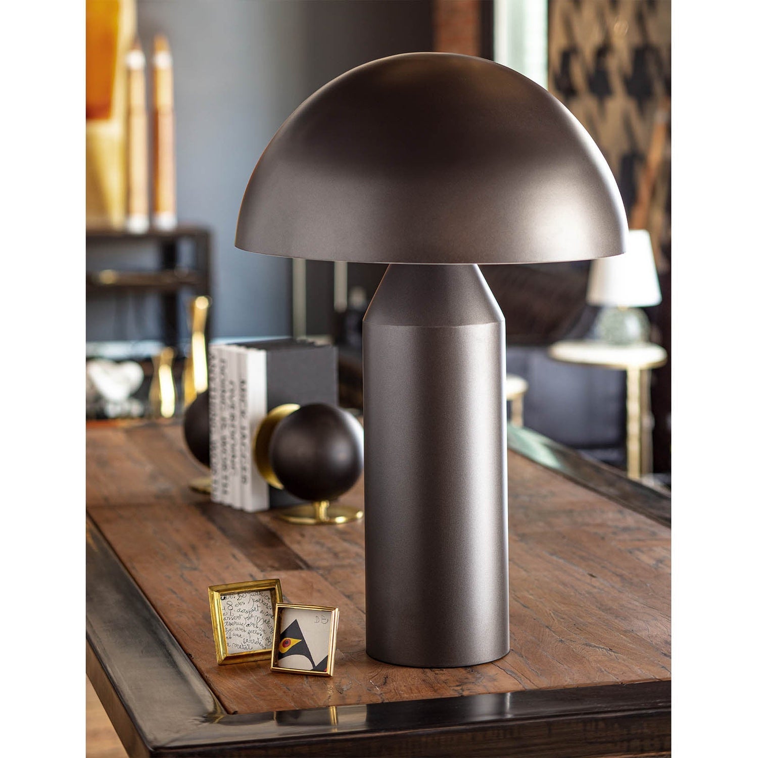Apollo Table Lamp - Blackened Iron-Regina Andrew Design-RAD-13-1500BI-Table Lamps-2-France and Son