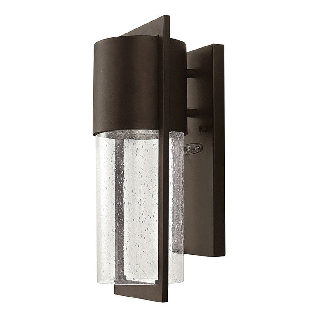 Outdoor Shelter - Small Wall Mount Lantern-Hinkley Lighting-HINKLEY-1320KZ-Outdoor Post LanternsBuckeye Bronze-1-France and Son