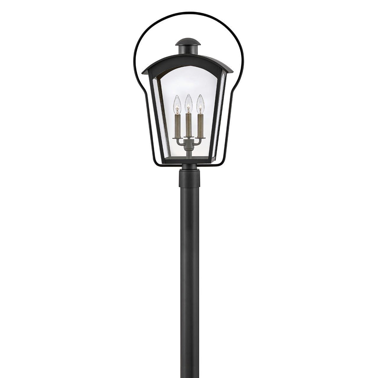 Yale Large Post Top or Pier Mount Lantern-Hinkley Lighting-HINKLEY-13301BK-Outdoor Post Lanterns-1-France and Son