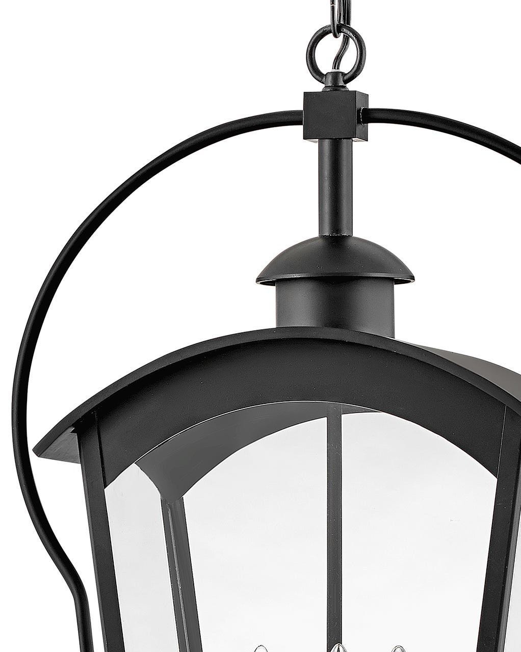 Yale Large Hanging Lantern-Hinkley Lighting-HINKLEY-13302BK-Outdoor Post Lanterns-2-France and Son