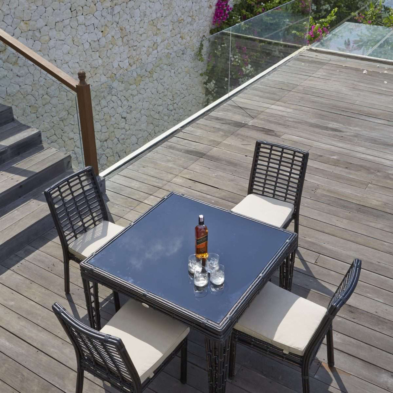 Topaz Square Dining Table by Skyline-Skyline Design-SKYLINE-22471-Set-Outdoor Dining Tables-4-France and Son