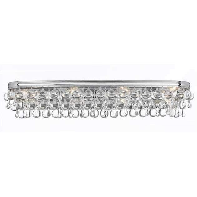 Calypso 8 Light Vanity Light-Crystorama Lighting Company-CRYSTO-134-CH-Bathroom LightingPolished Chrome-1-France and Son