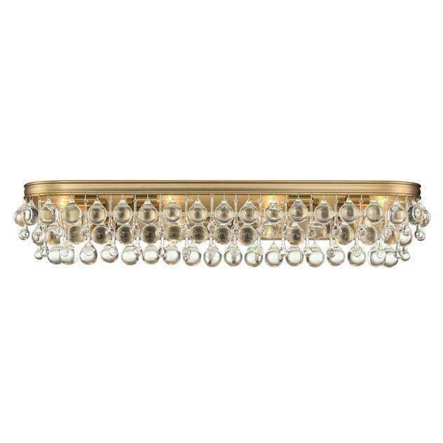 Calypso 8 Light Vanity Light-Crystorama Lighting Company-CRYSTO-134-VG-Bathroom LightingVibrant Gold-2-France and Son