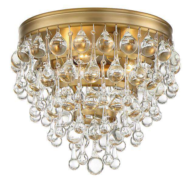 Calypso 3 Light Flush Mount-Crystorama Lighting Company-CRYSTO-135-VG-Flush MountsVibrant Gold-3-France and Son