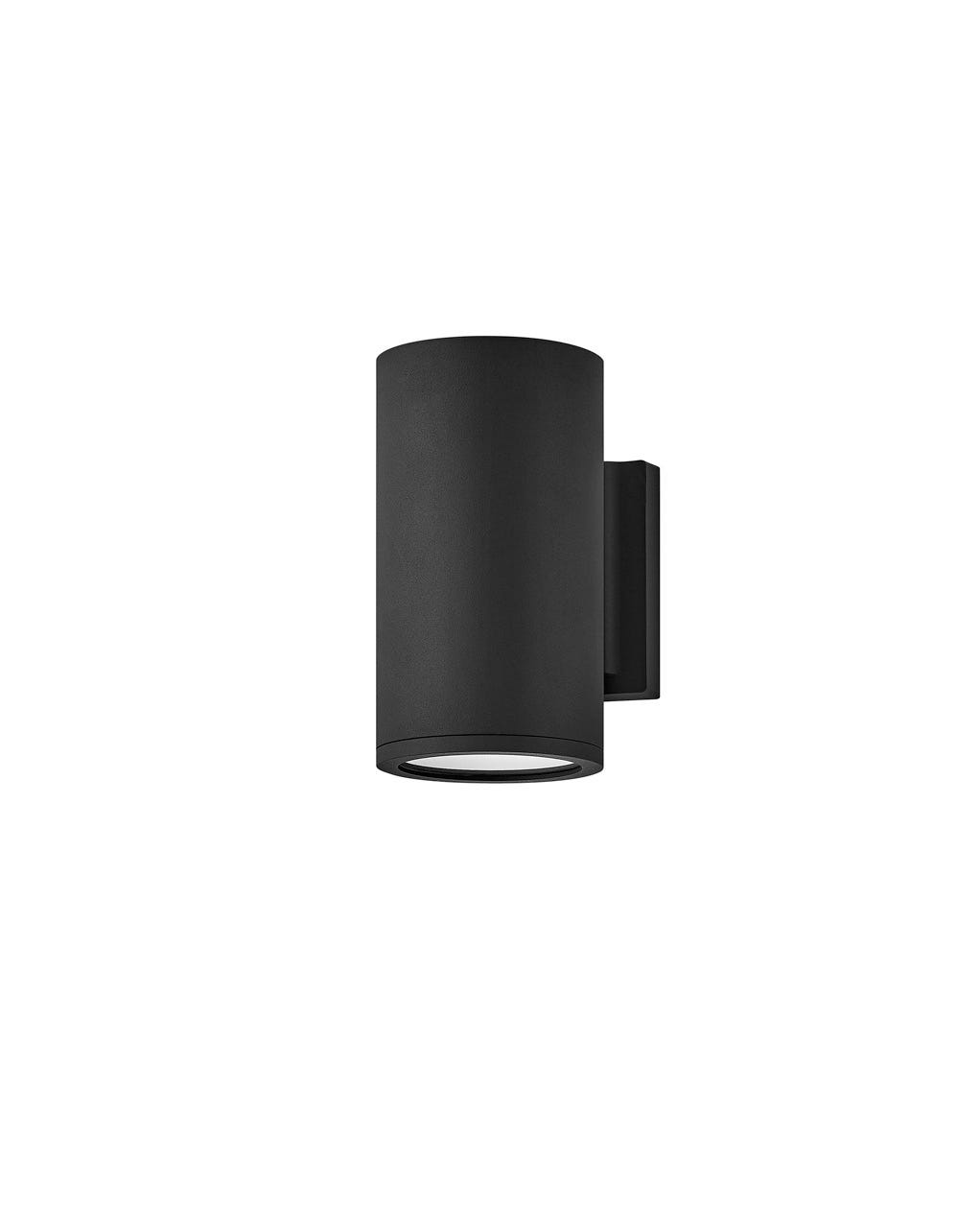 Outdoor Silo - Small Down Light Wall Mount Lantern-Hinkley Lighting-HINKLEY-13590BK-LL-Wall LightingBlack-2-France and Son