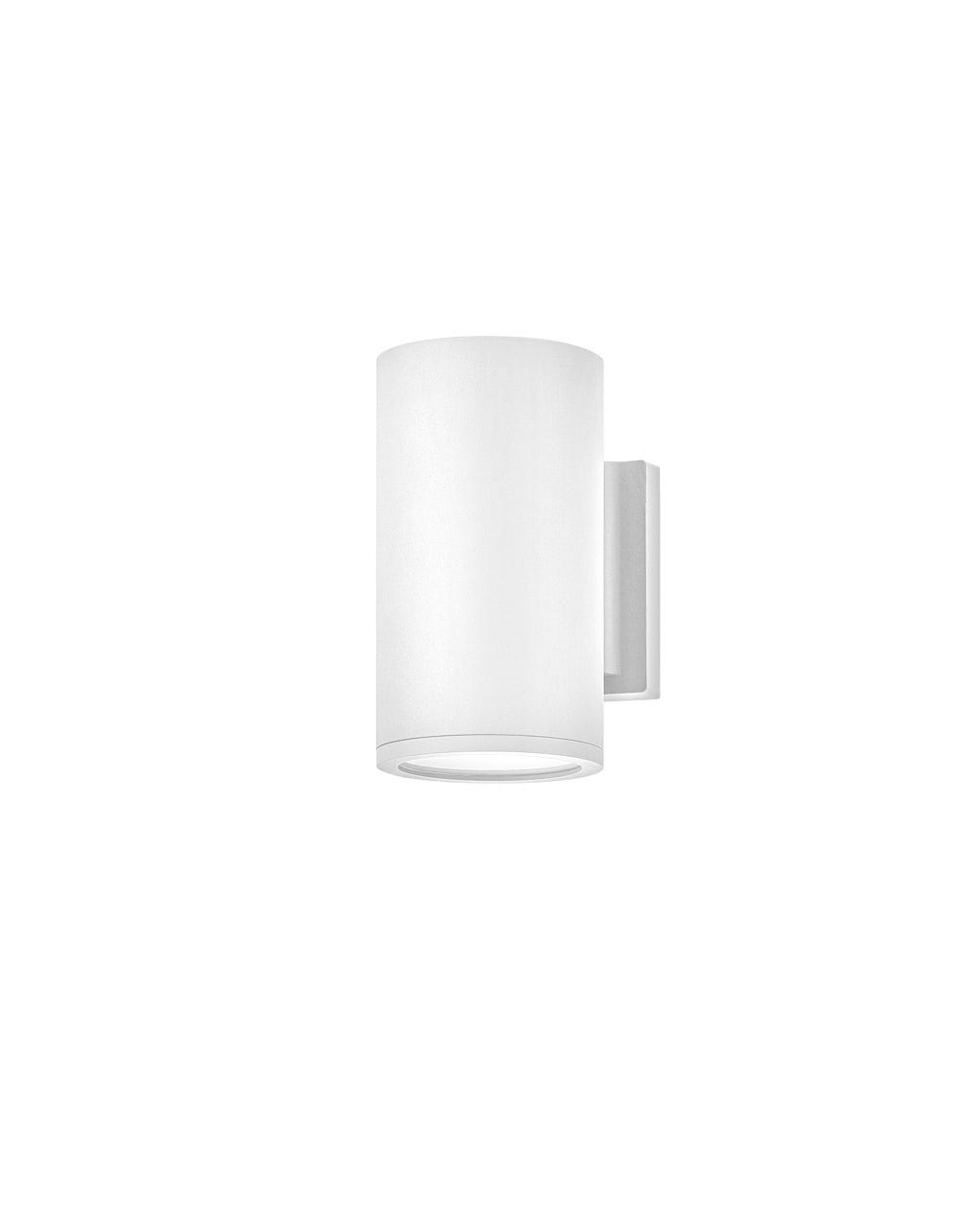 Outdoor Silo - Small Down Light Wall Mount Lantern-Hinkley Lighting-HINKLEY-13590SW-LL-Wall LightingSatin White-3-France and Son