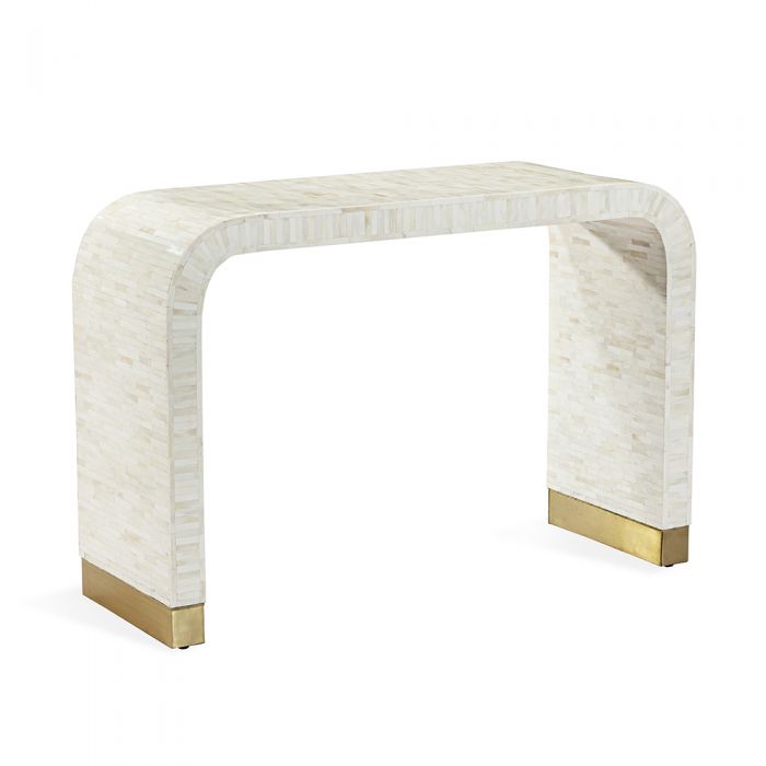 Beacon Console Table-Interlude-INTER-139048-Console TablesCream-1-France and Son