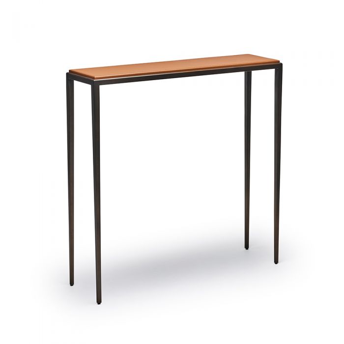 Auburn Small Console-Interlude-INTER-139090-Console TablesClassic Bronze / Caramel-1-France and Son