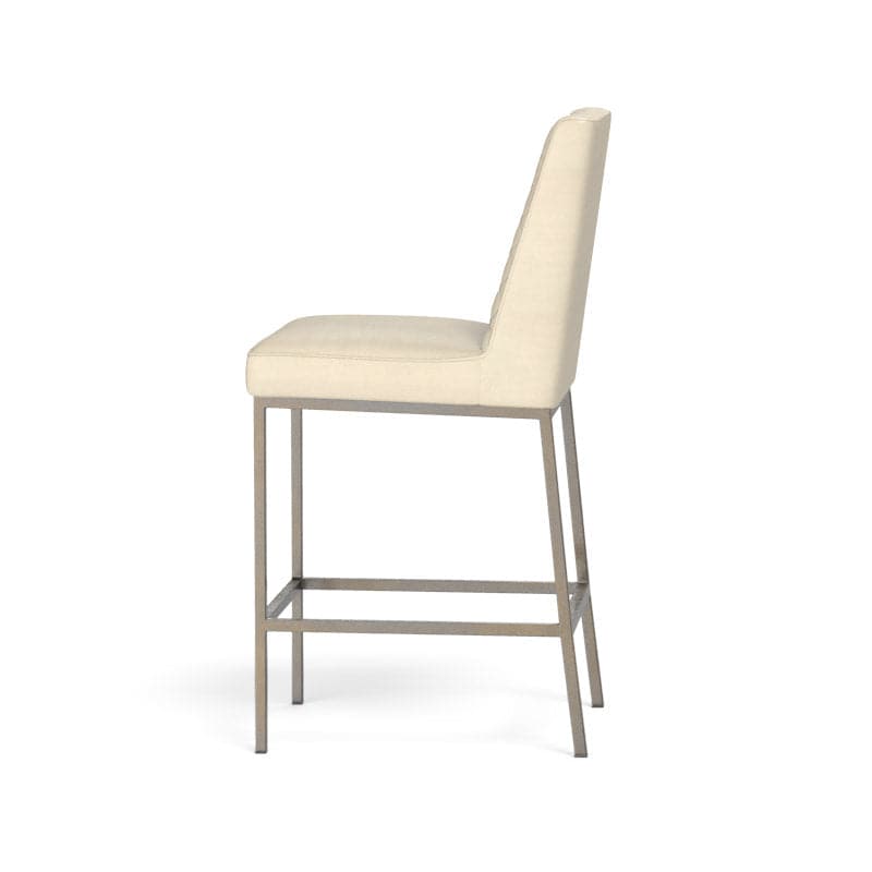 Leighland Counter Stool - Vegan Leather-Sunpan-SUNPAN-104905-Bar StoolsCastillo Cream-2-France and Son