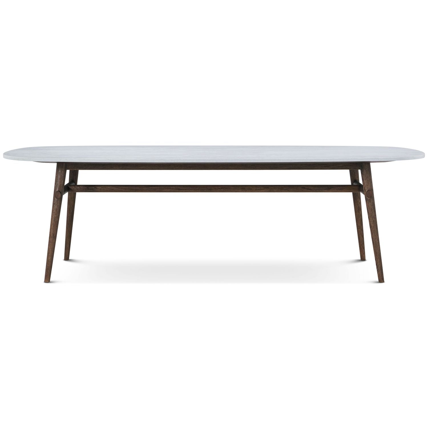 Madrid Quartz Oval Dining Table - Premier / Brown