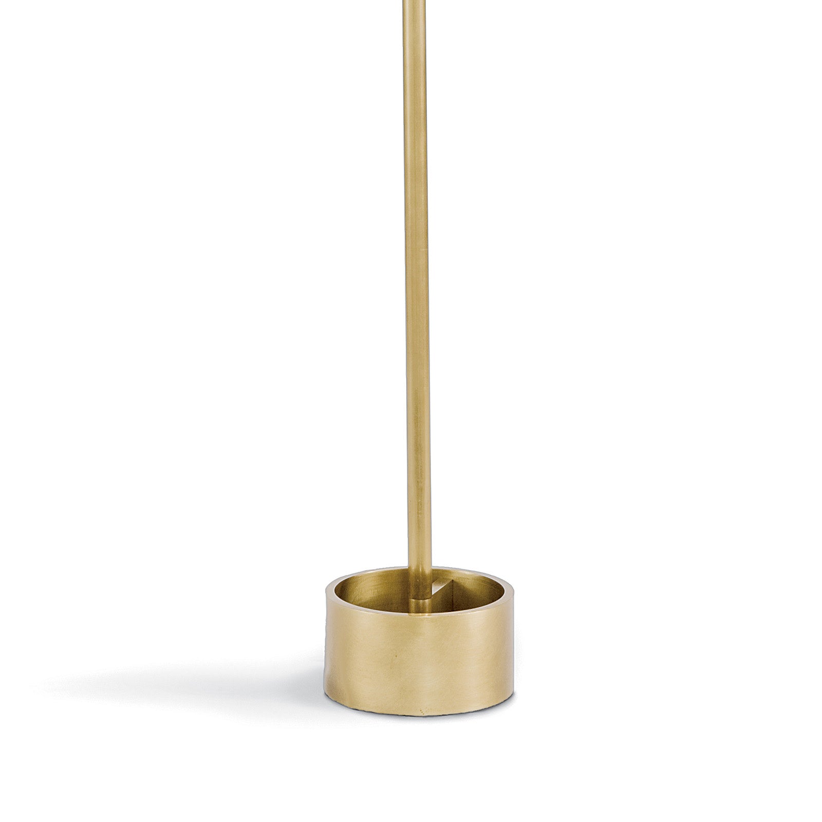 Geo Rectangle Floor Lamp - Natural Brass