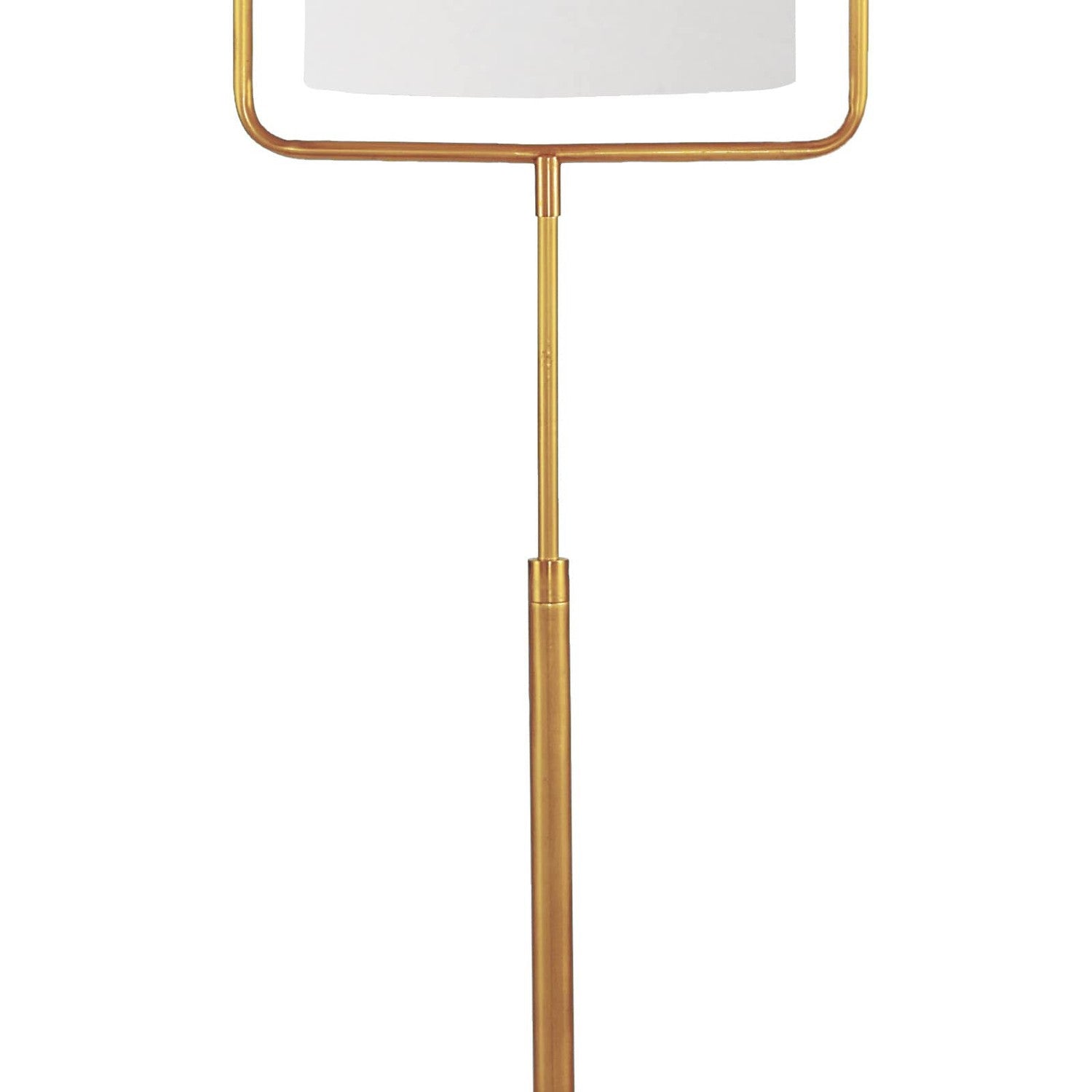 Geo Rectangle Floor Lamp - Natural Brass-Regina Andrew Design-RAD-14-1019NB-Floor Lamps-3-France and Son