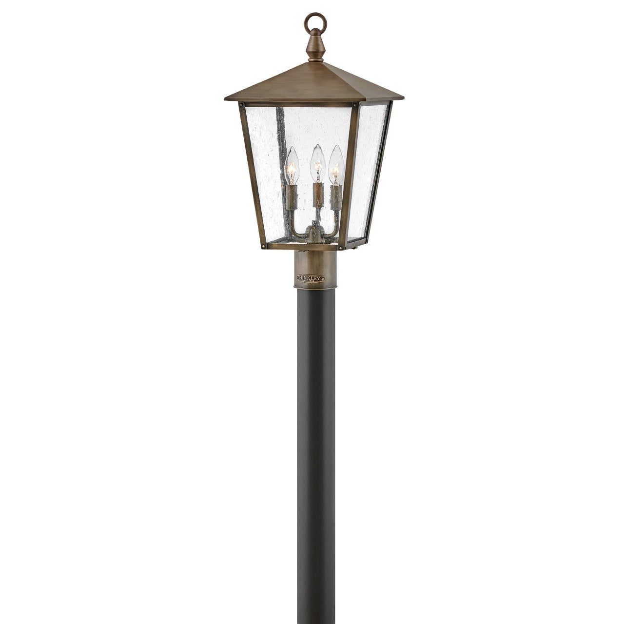 Outdoor Huntersfield Large Post Top or Pier Mount Lantern-Hinkley Lighting-HINKLEY-14061BU-1-Outdoor Post LanternsBurnished Bronze-1-France and Son