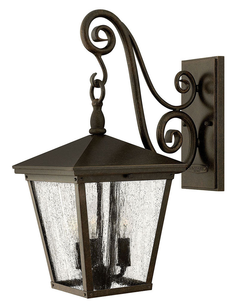 Outdoor Trellis - Medium Wall Mount Lantern-Hinkley Lighting-HINKLEY-1434RB-Outdoor Post LanternsRegency Bronze-2-France and Son