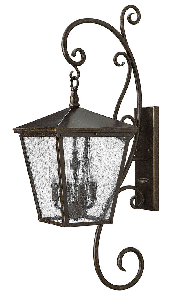 Outdoor Trellis - Large Wall Mount Lantern with Scroll-Hinkley Lighting-HINKLEY-1436RB-Outdoor Wall SconcesRegency Bronze without LED-3-France and Son