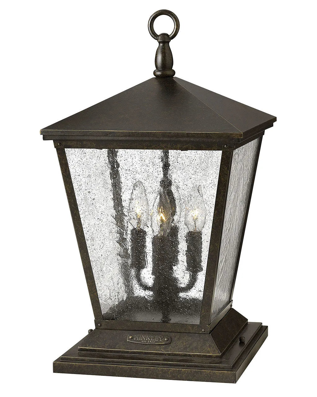 Trellis Large Pier Mount Lantern 12V-Hinkley Lighting-HINKLEY-1437RB-LV-Outdoor Post LanternsRegency Bronze-2-France and Son