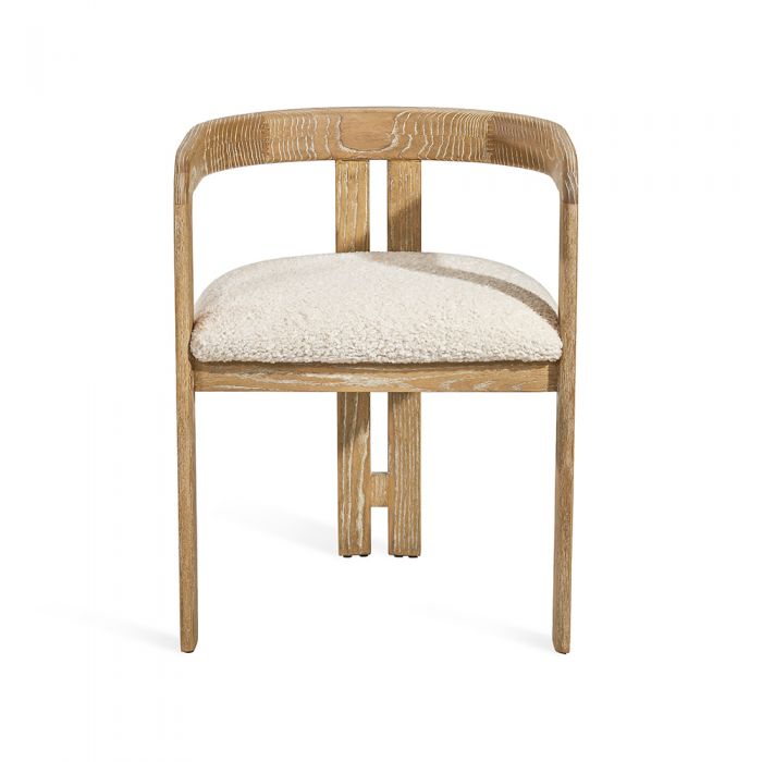 Burke Dining Chair-Interlude-INTER-145245-Dining ChairsShearling-1-France and Son