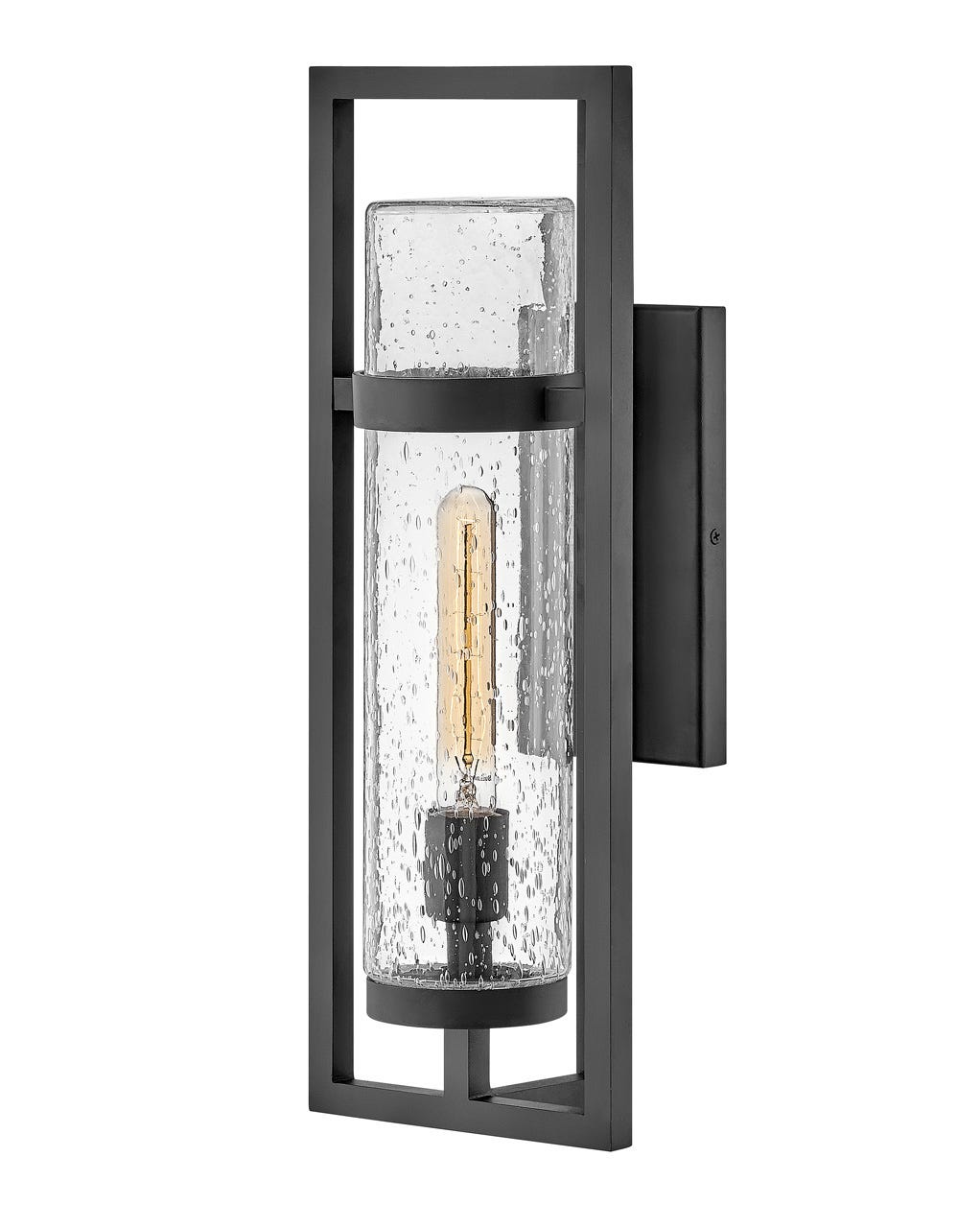 Outdoor Cordillera - Medium Wall Mount Lantern-Hinkley Lighting-HINKLEY-14904BK-Outdoor Wall SconcesBlack-2-France and Son