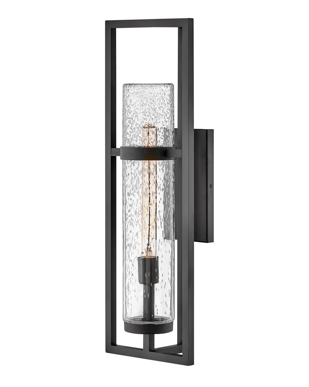 Outdoor Cordillera - Large Wall Mount Lantern-Hinkley Lighting-HINKLEY-14905BK-Outdoor Post LanternsBlack-2-France and Son