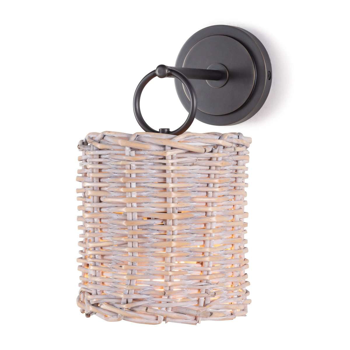 Nantucket Sconce-Regina Andrew Design-RAD-15-1102ORB-Wall LightingBlack-4-France and Son