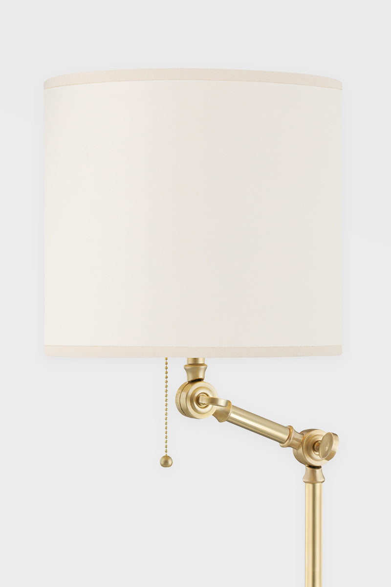 Essex 1 Light Table Lamp-Hudson Valley-HVL-MDSL150-AGB-Table LampsAged Brass-3-France and Son