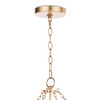 Cheshire Basin Chandelier (Gold Leaf)-Regina Andrew Design-RAD-16-1174GL-Chandeliers-2-France and Son