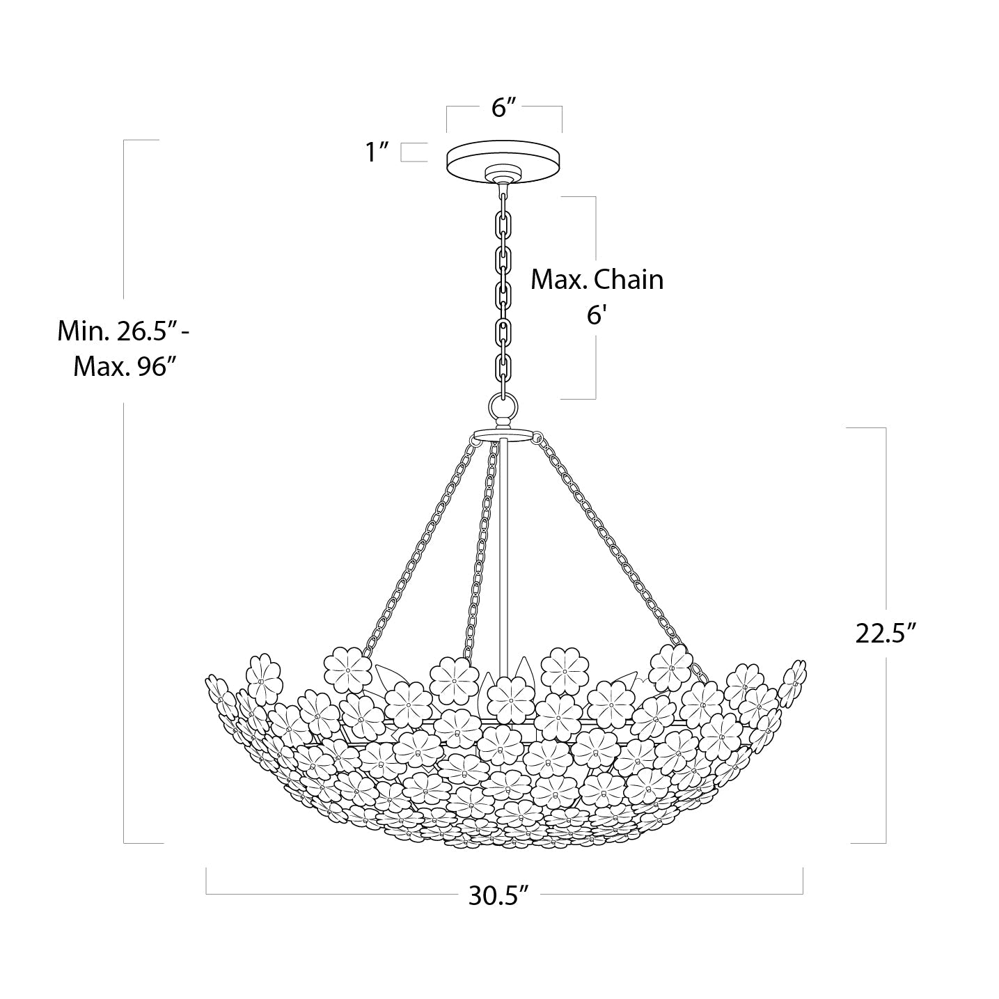 Charlotte Chandelier-Regina Andrew Design-RAD-16-1177-Chandeliers-5-France and Son