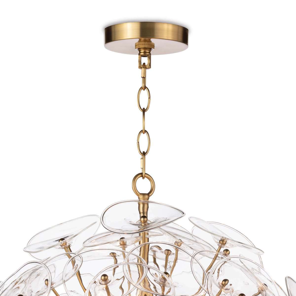 Poppy Glass Chandelier