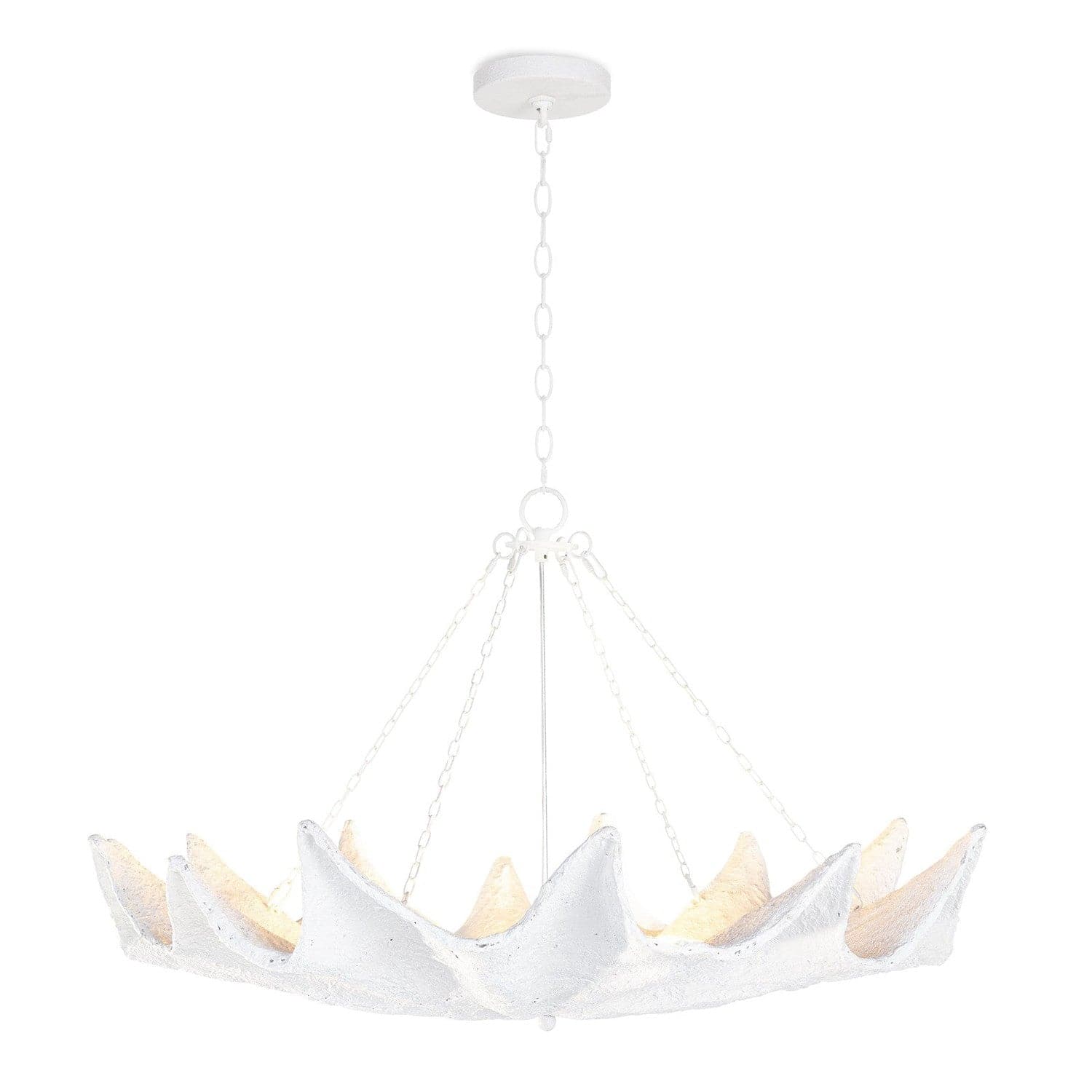 Coastal Living Clam Chandelier-Regina Andrew Design-RAD-16-1415-Chandeliers-2-France and Son