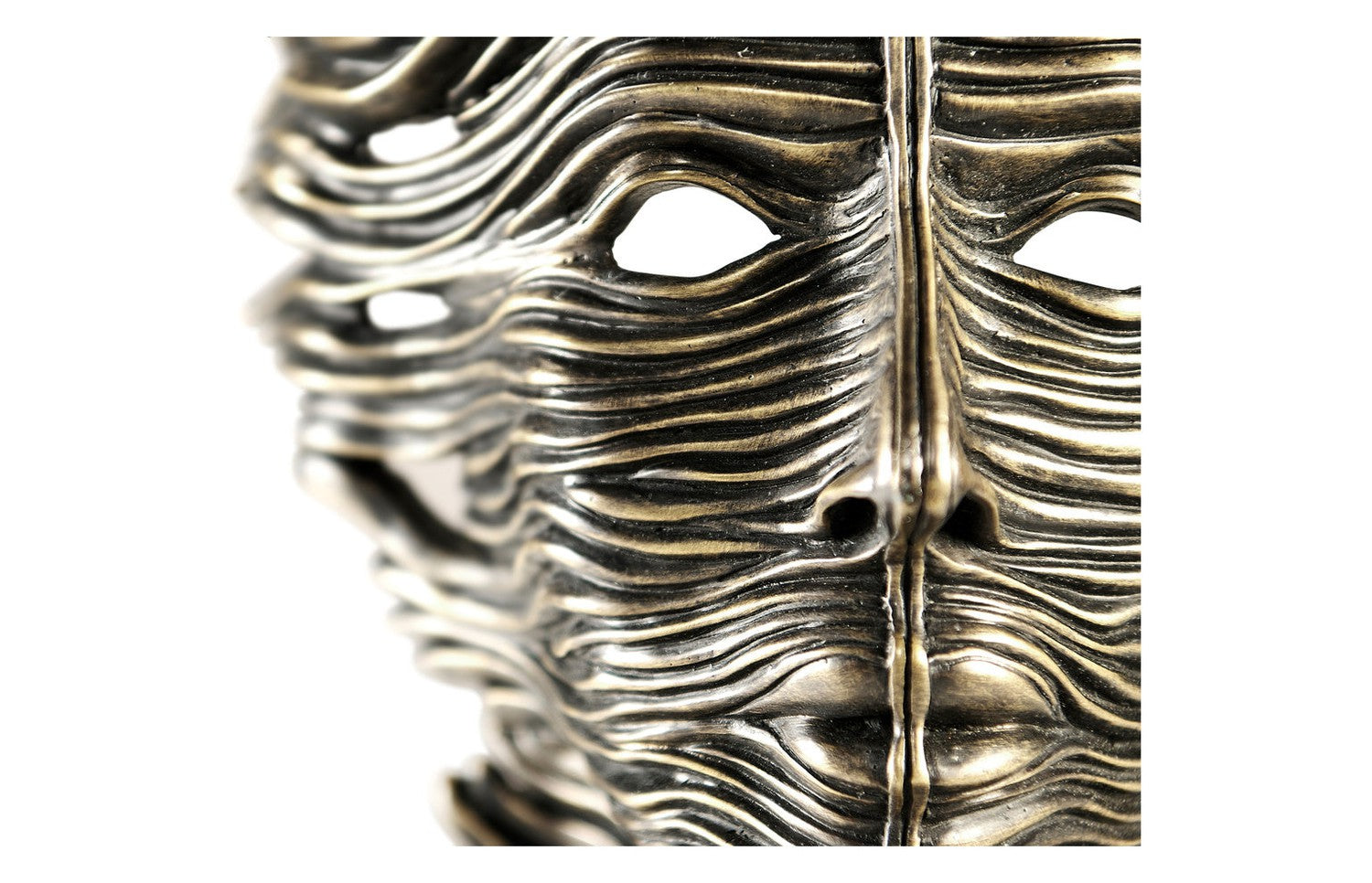 Antique Dark Bronze Mask Sculpture-Jonathan Charles-JCHARLES-495840-DBR-Decorative Objects-5-France and Son
