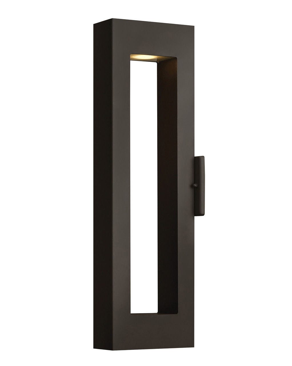 Outdoor Atlantis - Large Wall Mount Lantern - 3.00"W-Hinkley Lighting-HINKLEY-1644SK-LL-Outdoor Post LanternsLED-Satin Black-4-France and Son