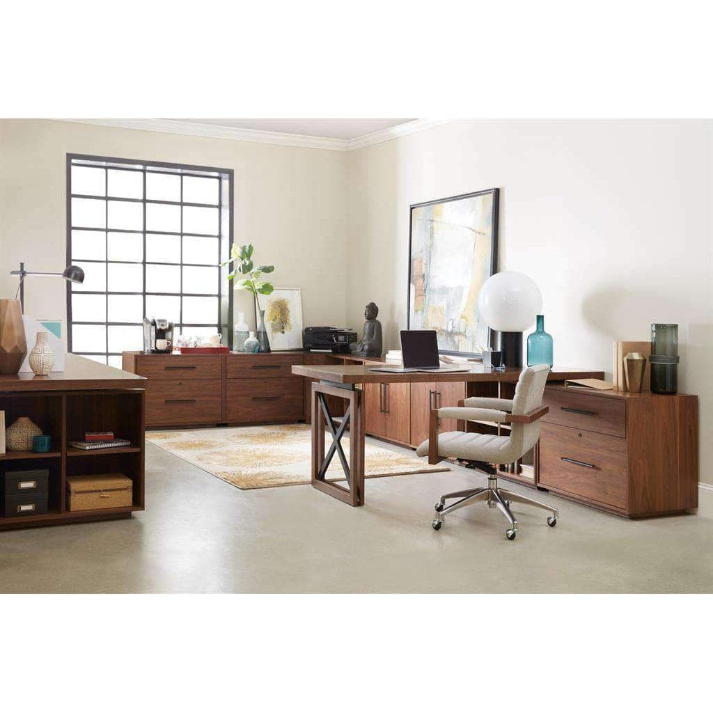 Elon Swivel Desk Chair-Hooker-HOOKER-1650-30220-MWD-Task Chairs-2-France and Son